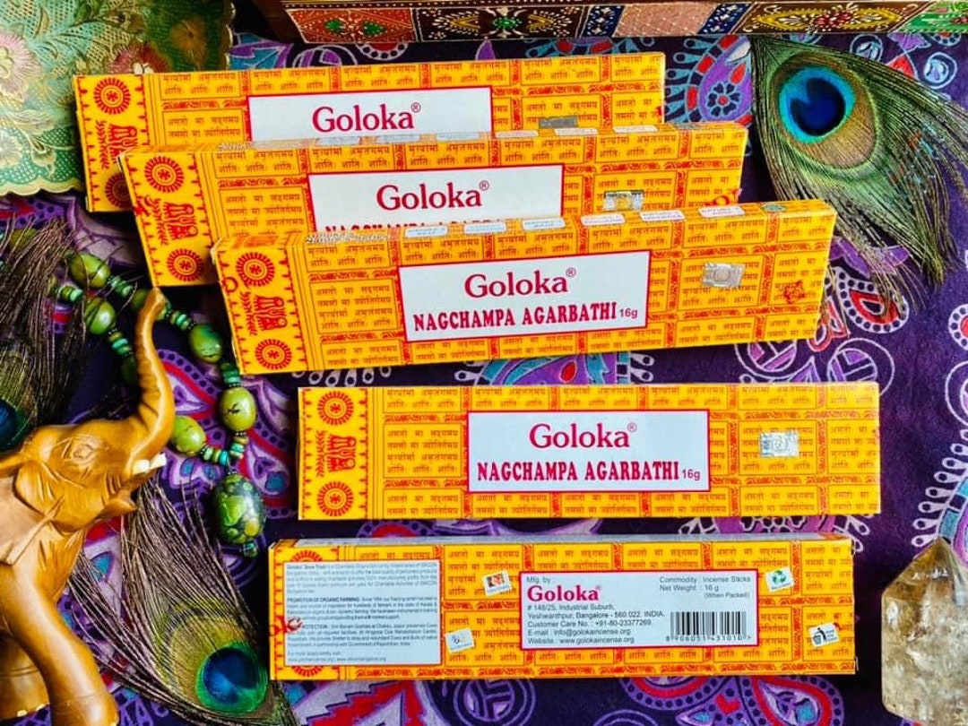 Goloka Nag Champa incense 100 gram