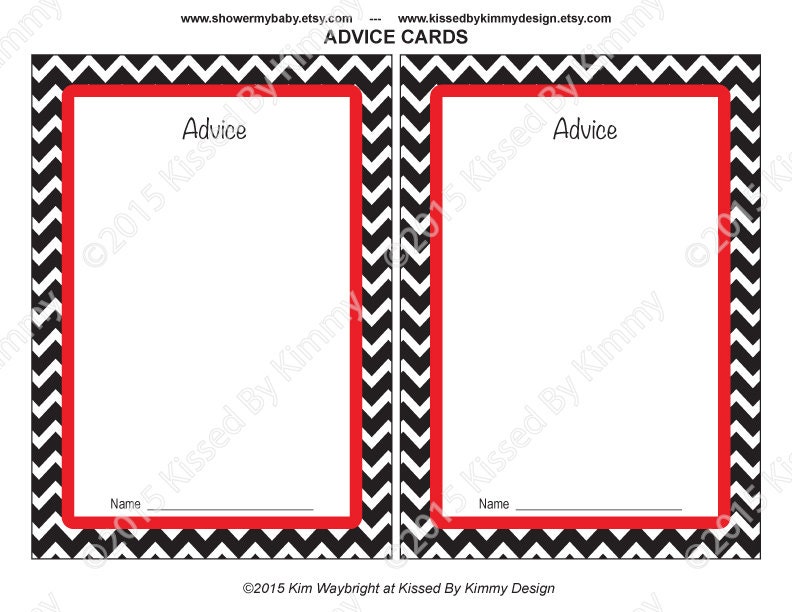 Baby Shower Game Pack PRINTABLE Baby Shower Games 8 Pack Black Red ...