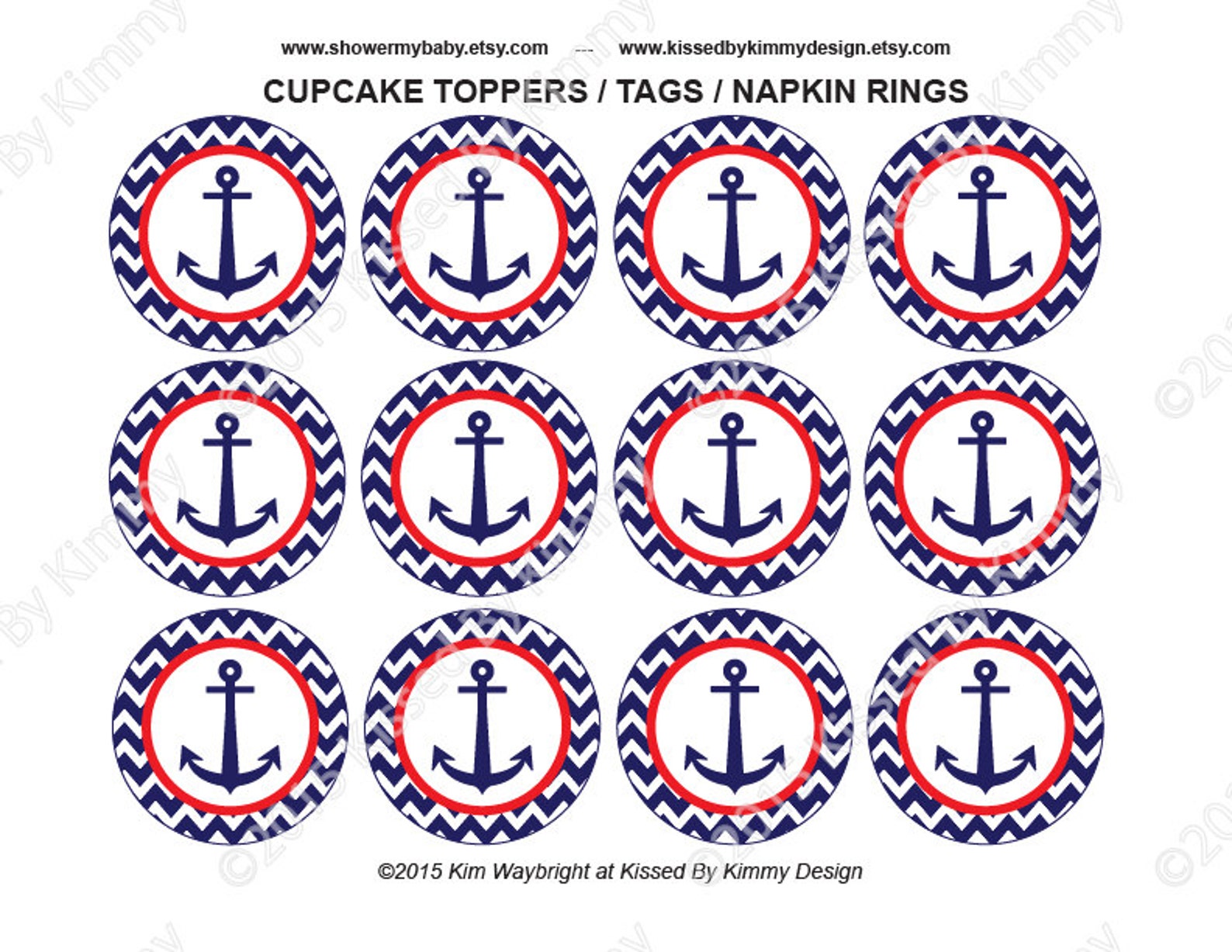 Baby Shower Nautical Decorations PRINTABLE Baby Shower - Etsy