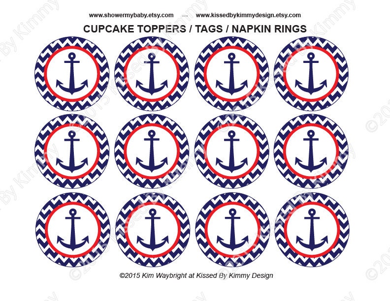 Baby Shower Nautical Decorations PRINTABLE Baby Shower - Etsy