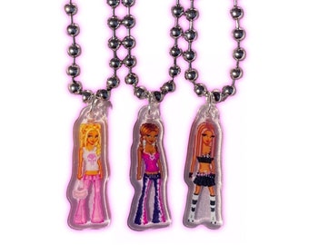 Dollz mania necklaces - Y2K ball chain necklace