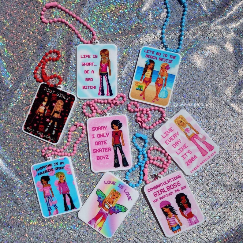 Dollzmania keychain Y2K phone strap 2000s accessories myspace aesthetic image 2