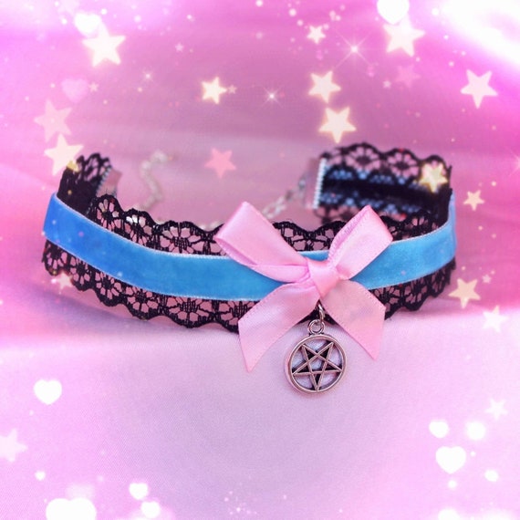 Pastel Goth Choker Kawaii Accessories 