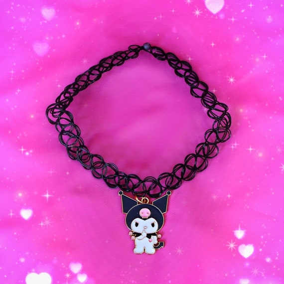Kawaii Y2K Tattoo Choker Pastel Goth 
