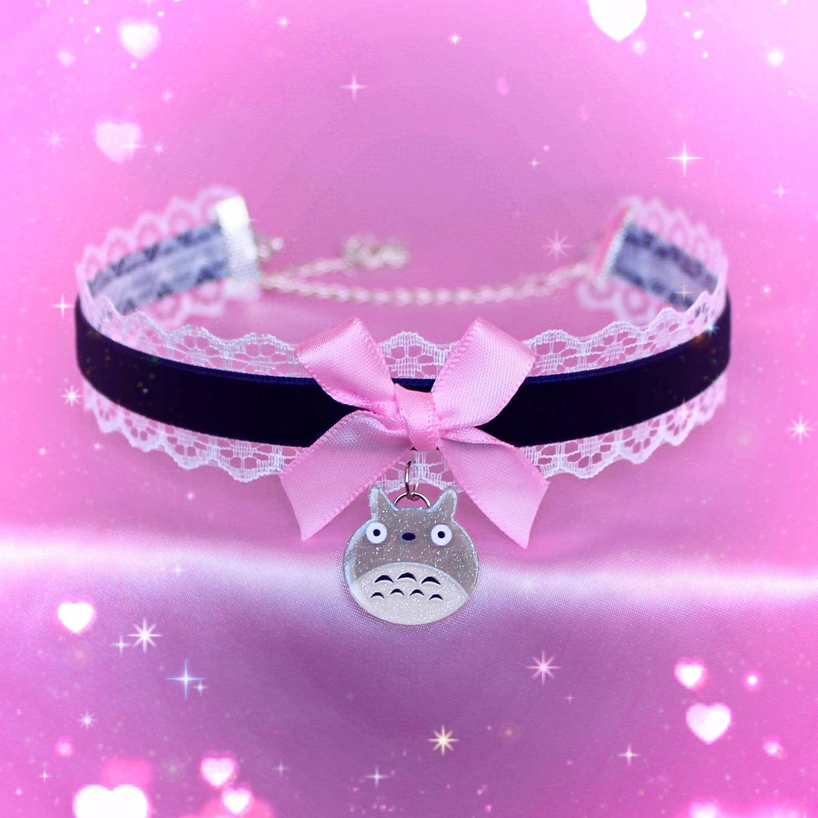 Pastel Goth Anime Lace Choker Kawaii 