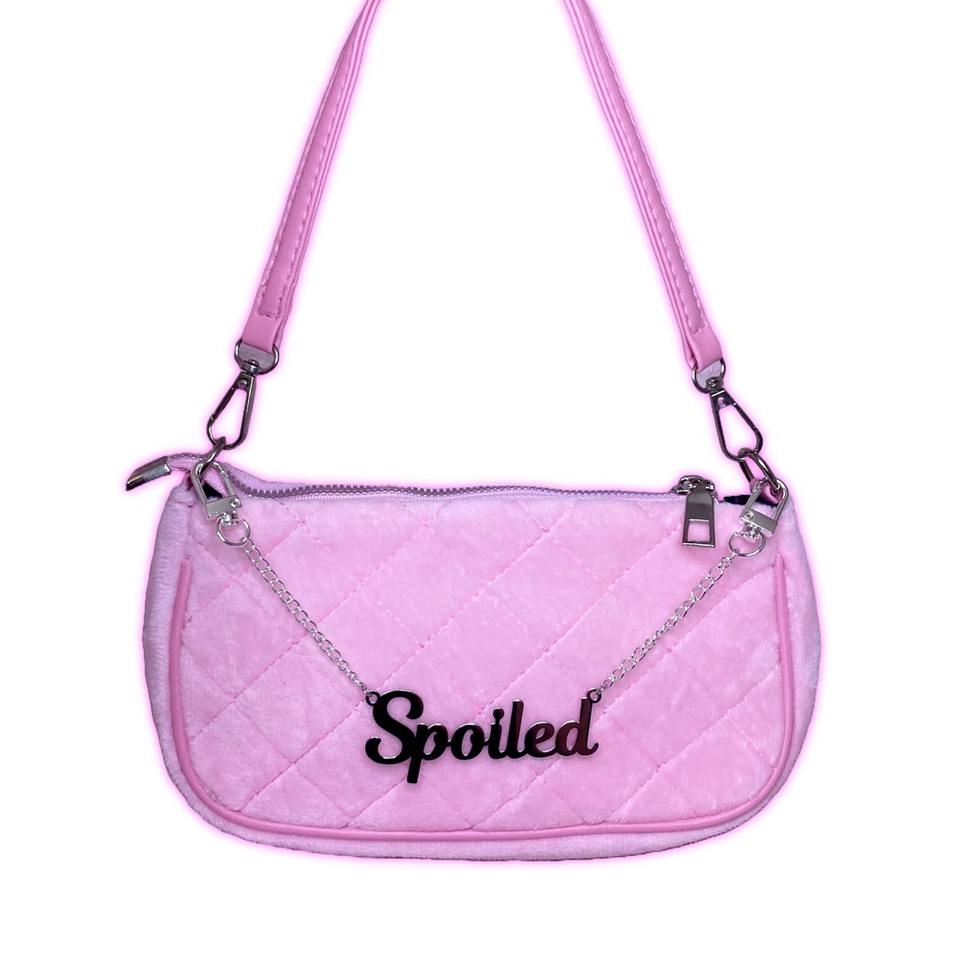 Spoiled Bag Y2K Mcbling Pink Handbag - Etsy