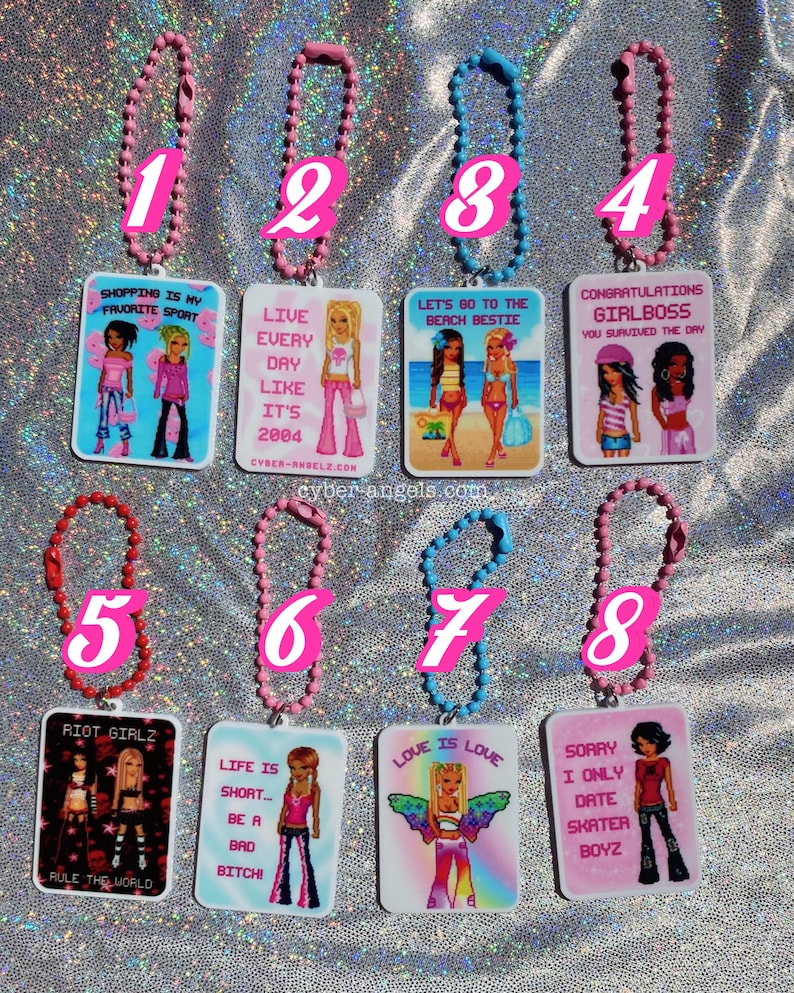 Dollzmania keychain Y2K phone strap 2000s accessories myspace aesthetic image 3