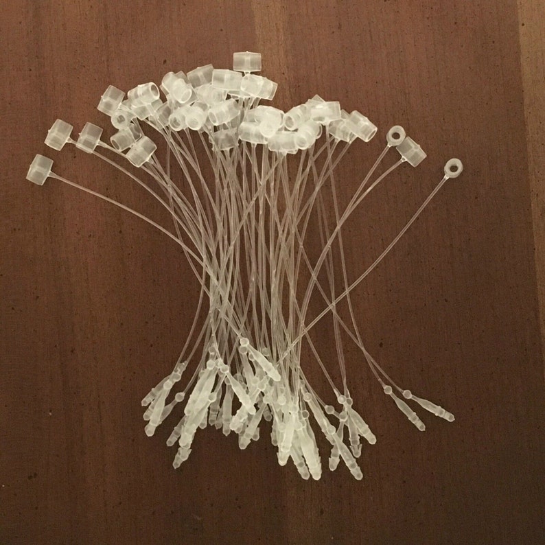 50 3 Inch Hangtag Plastic Security Loops for Attaching Etsy