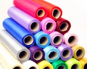 50cm X 50M Organza Roll Soft Sash Fabric Wedding Chair Cover Bows Table Runner for Party