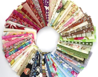 50 piece pack  fabric cotton 100% printed boundle patchwork fabric squares of 10*10cm for sewing buttons craft (SKU:CTJZ21-FSC1010-50)