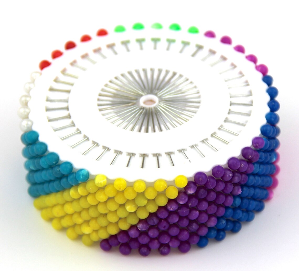 Craft Pin Wheel- 40 Pins - Ball Shaped Pin Heads. (SKU: CTJZ21FSC40PIN ...