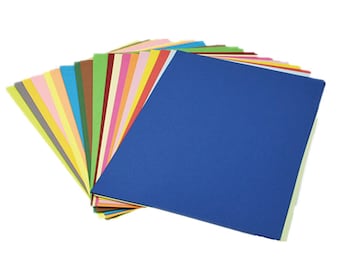 Handmade DIY Paper Colorful A4 Copy Paper 80GSM Origami Card Paper Child Cutting Paper Material 100 Sheets Ideal for Cardmaking&Scrapbooking