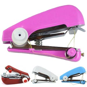 VENTA CALIENTE doméstico útil mini aguja portátil máquina de coser de mano (color aleatorio) (CTJZ21MINIHSM)