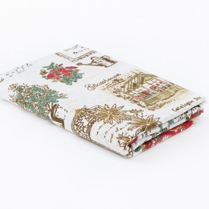 1PCS 100% Linen Printed Half Metre Quilting Fabric Patchwork Fabric Scrapbooking Sewing Artcraft Project Fabric