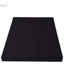 Cartão de escritório preto grosso e suave A4 230 GSM, ideal para fazer cartões e scrapbooking - (pacote de 50 folhas) (CTJZ21-YANZHI-A4BLACK)