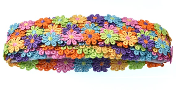 Ruban de de Ruban fleur coloré Style Vintage bordure garnitures tissu broderie dentelle bricolage Applique couture artisanale Decor parti robe de mariage 8a3129 Ruban de de Ruban fleur coloré Style Vintage bordure garnitures tissu broderie dentelle bricolage Applique couture artisanale Decor parti robe de mariage 8a3129