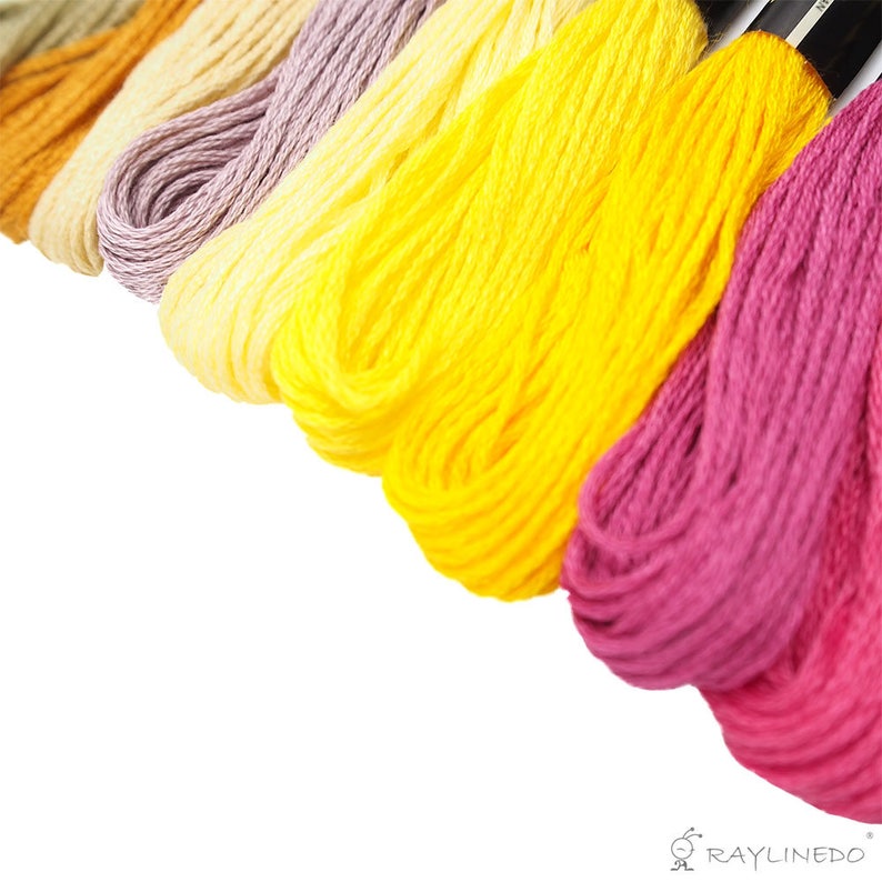 Embroidery Thread Skeins 50PCS Stranded Deal Embroidery Etsy