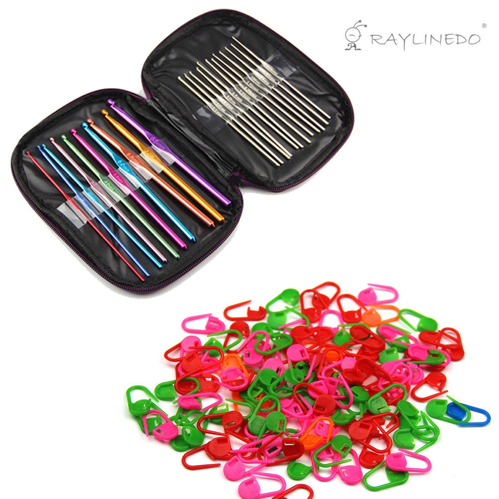 Kit De Ganchos De Ganchillo 8 Piezas Ergonómicas | Meses Sin Interés