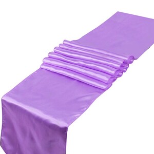 12'' X 108'' Satin Table Runners for Wedding Party Banquet Table Party ...