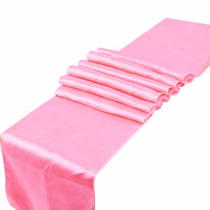 12'' X 108'' Satin Table Runners for Wedding Party Banquet Table Party Bridal Decorationctjz21 ...