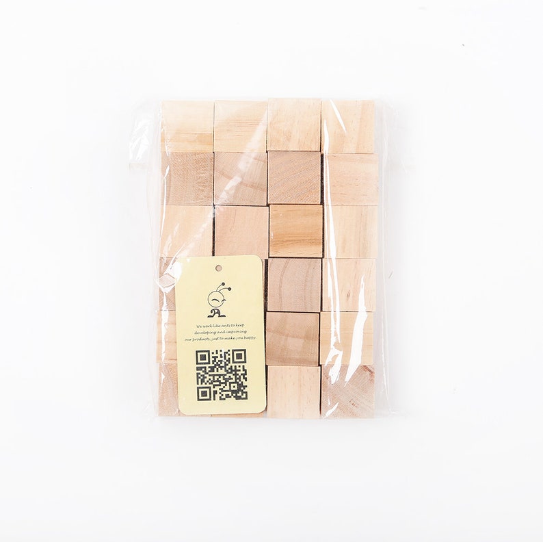 Unfinished Craft Wood Cubes Wooden Squares Craft Cubes Squares Etsy UK