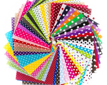 50pcs Different Pattern Patchwork Fabric Craft Printed Cotton Material Mixed Squares Bundle Quilting Scrapbooking Sewing Artcraft DIY Fabric