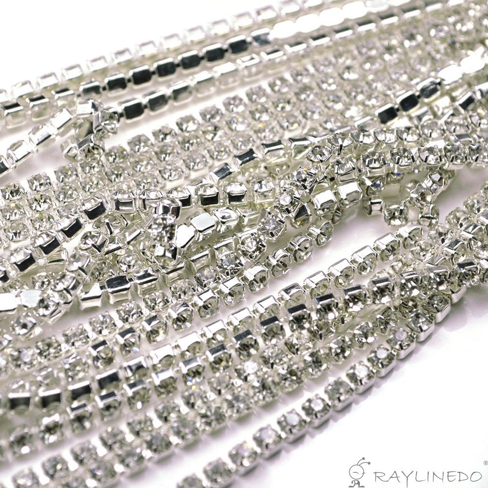 Collana Fulmine Cristalli Bianchi In ARGENTO 925 - K04NK08 - Foto 12