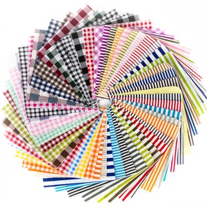 50pcs Different Pattern Patchwork Fabric Craft Printed Cotton Material Mixed Squares Bundle Quilting Scrapbooking Sewing Artcraft DIY Fabric