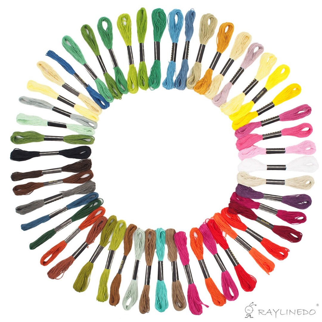 Embroidery Thread Skeins 50PCS Stranded Deal Embroidery Threads