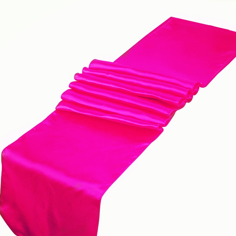 12'' X 108'' Satin Table Runners for Wedding Etsy