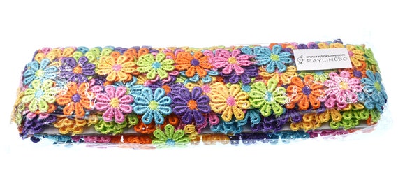Ruban de de Ruban fleur coloré Style Vintage bordure garnitures tissu broderie dentelle bricolage Applique couture artisanale Decor parti robe de mariage 8a3129 Ruban de de Ruban fleur coloré Style Vintage bordure garnitures tissu broderie dentelle bricolage Applique couture artisanale Decor parti robe de mariage 8a3129