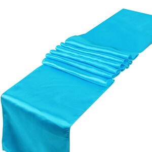 12'' X 108'' Satin Table Runners for Wedding Party Banquet Table Party ...