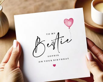 Bestie Birthday Card | Card for Bestie | Our Bestie Card | Best Friend Birthday | Happy Birthday Bestie | Card for Her | Bestie Birthday