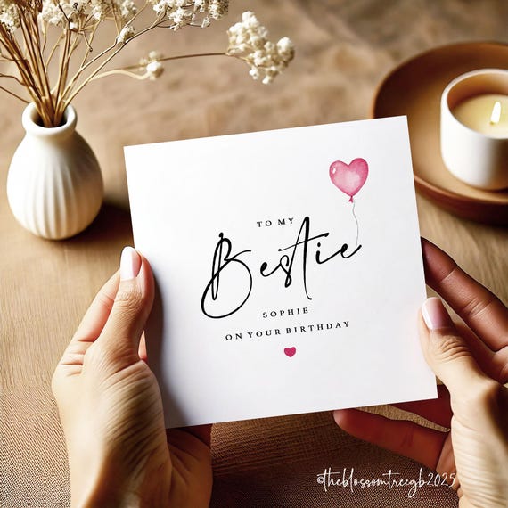 Bestie Birthday Card | Card for Bestie | Our Bestie Card | Best Friend Birthday | Happy Birthday Bestie | Card for Her | Bestie Birthday