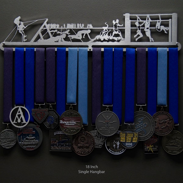 Obstacle Course - Allied Medal Hanger Holder Display Rack