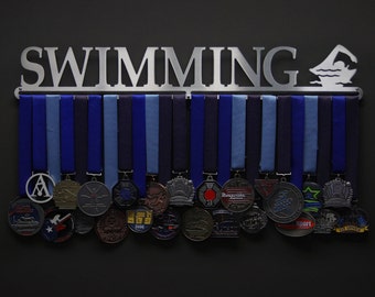 Swimming - Allied Medal Hanger Holder Display Rack