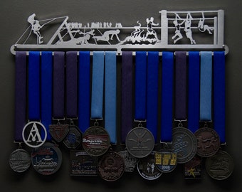 Obstacle Course - Allied Medal Hanger Holder Display Rack