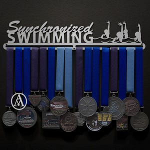 Synchronized Swimming - Allied Medal Hanger Holder Display Rack
