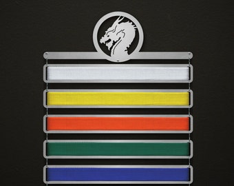 Dragon Belt Display - Modular Design! - Martial Arts Belt Hanger
