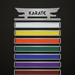 Karate Gateway Belt Display - Modular Design! - Martial Arts Belt Hanger