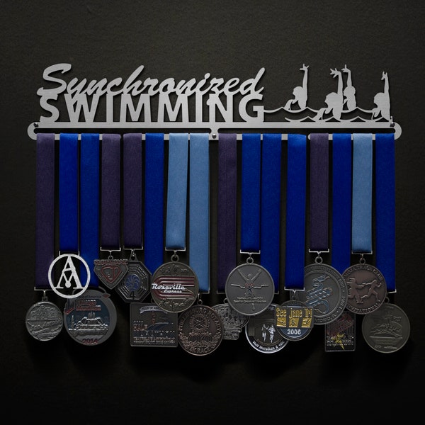 Synchronized Swimming - Allied Medal Hanger Holder Display Rack