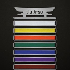 Jiu Jitsu Gateway Belt Display - Modular Design! - Martial Arts Belt Hanger