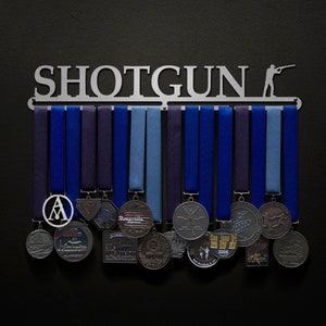 Shotgun Sport Shooting - Trap, Skeet, and Sporting Clays options available! - Allied Medal Hanger Holder Display Rack