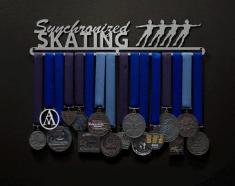 Synkroniserad åkning - Konståkning - Allied medaljhängare displayställ