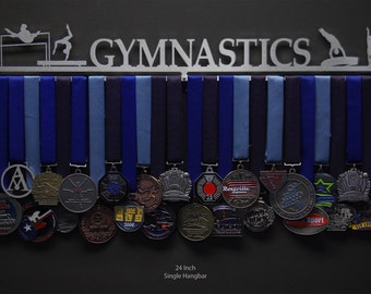 Gymnastics - Male or Female Figures - Allied Medal Hanger Holder Display Rack