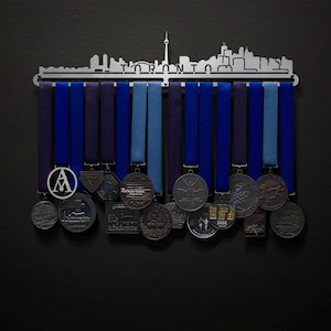 Toronto Cityscape - Allied Medal Hanger Holder Display Rack