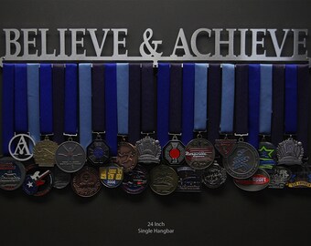 Believe & Achieve - Allied Medal Hanger Holder Display Rack