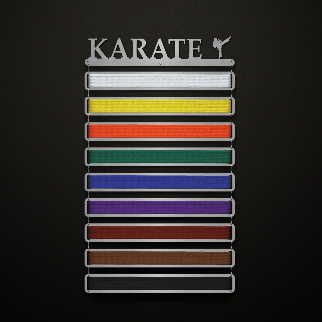 Karate Belt Display Modular Design Male OR Female Figure Options