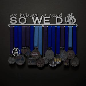 We Believed We Could, So We Did - With or Without Figures - Allied Medal Hanger Holder Display Rack