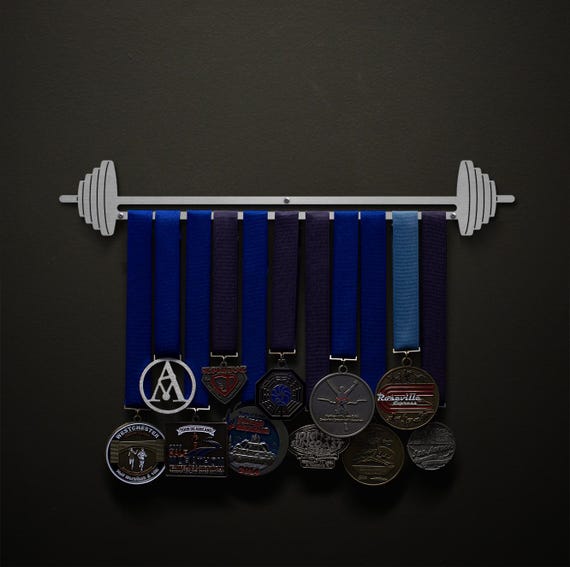 Powerlifting - Barbell - Allied Medal Hanger Holder Display Rack